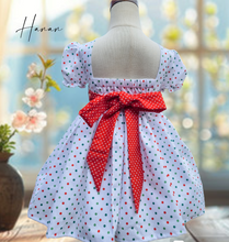 Load image into Gallery viewer, Festive Polka dot dress