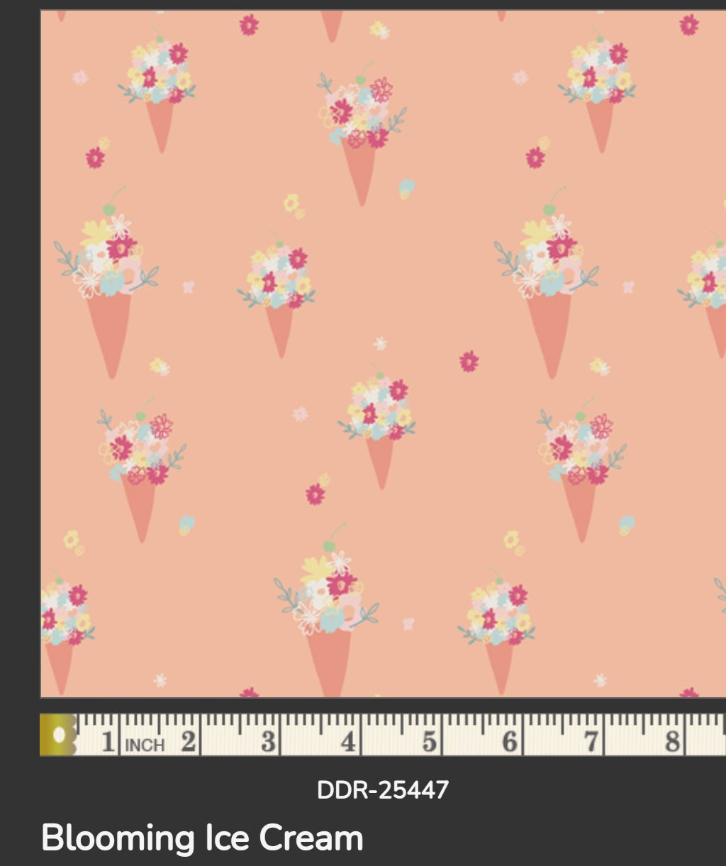 Art Gallery fabric blooming ice cream