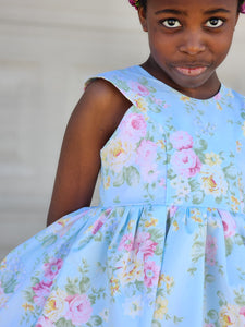 Time for tea floral dress