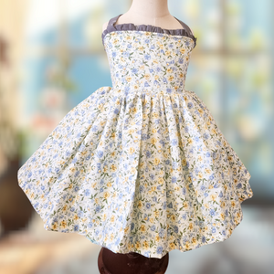 Bear and flowers Reversible dress