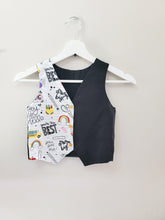 Load image into Gallery viewer, Back to school doodle vest
