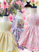 Load image into Gallery viewer, Yellow floral dress
